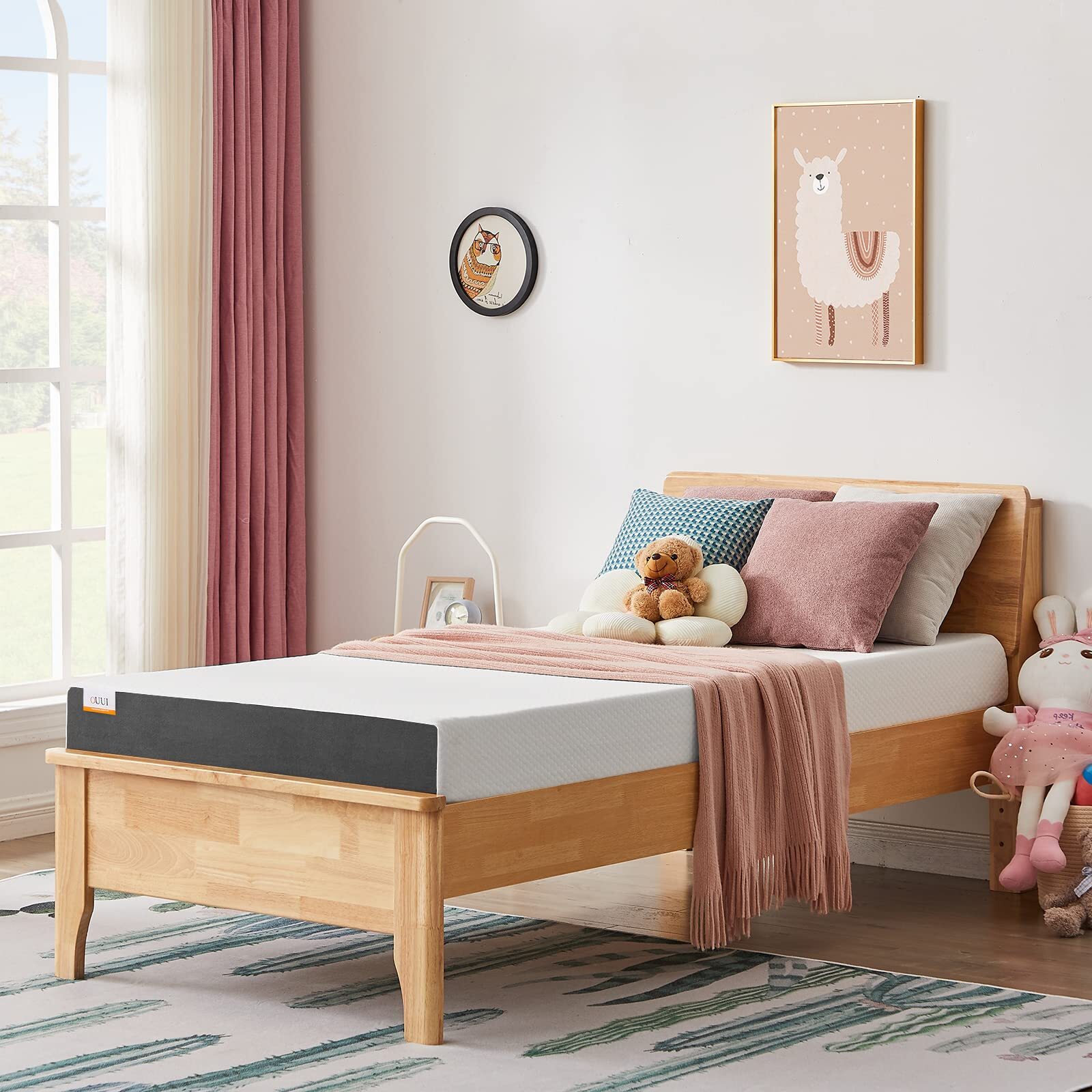 5/6/8″ Memory Foam Mattress for Cool Sleep Pressure Relief CertiPUR-US