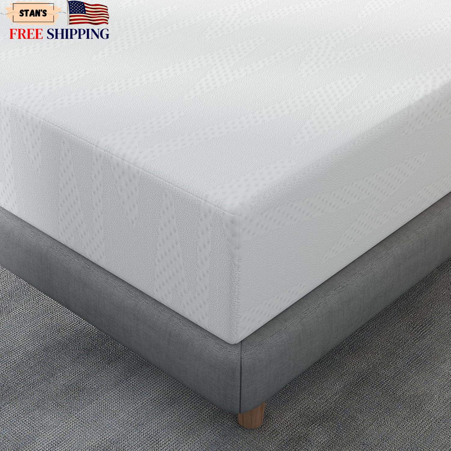 King Size Mattress 14 Inch King Mattresses with Gel Memory Foam for Cool Night &