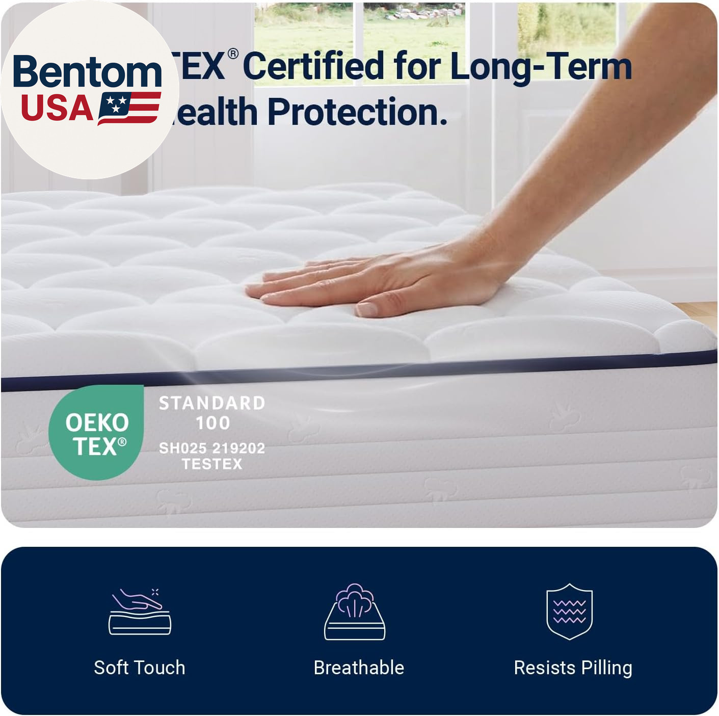 6 Inch Twin Mattress, Foam and Spring Hybrid Mattresses in a Box, Medium Soft, B