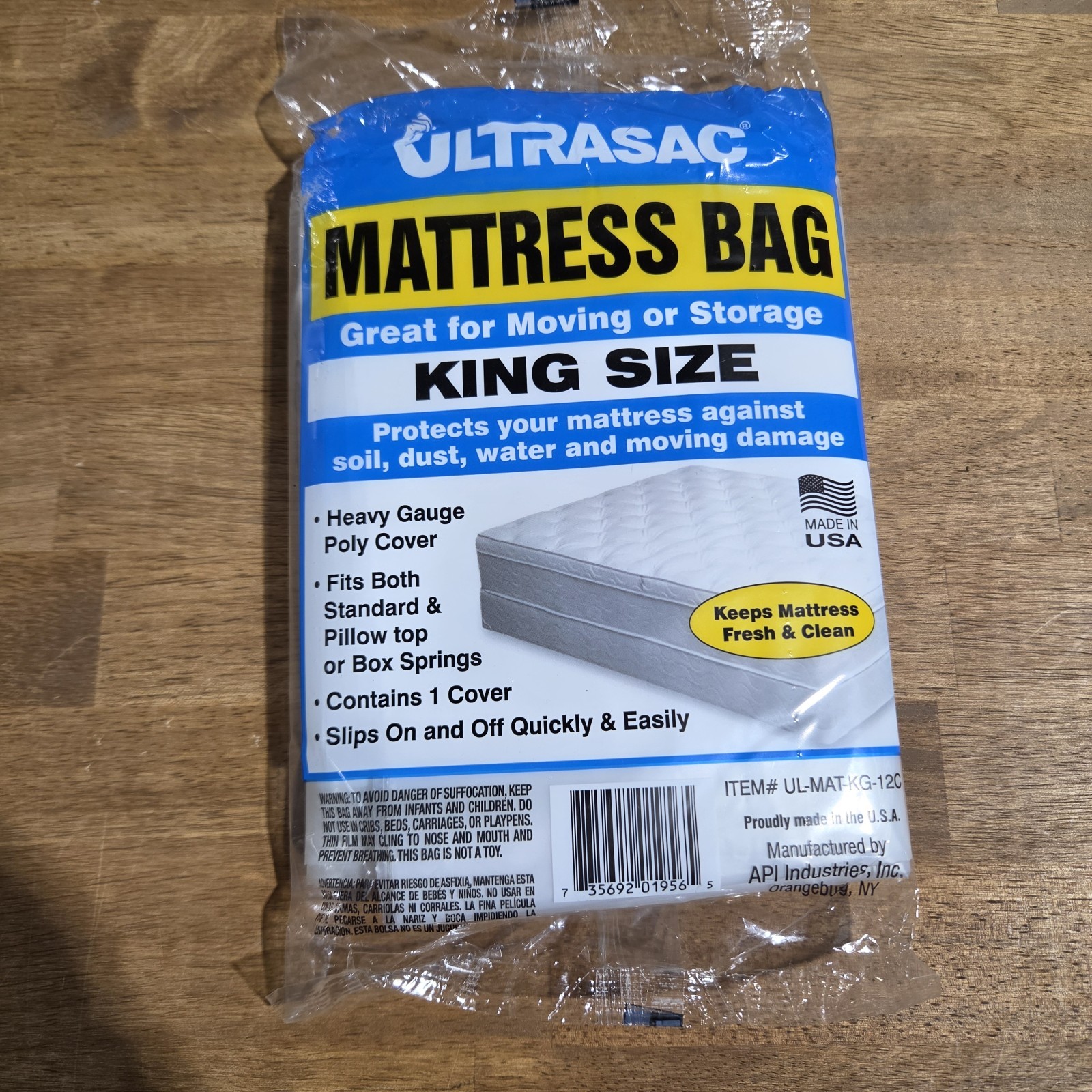 Ultrasac- King Size Mattress Bag (1 Count)