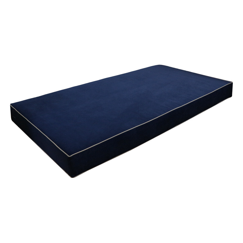 Contrast Pipe 8″ Twin 75x39x8 Velvet Indoor Daybed Mattress |COVER ONLY|-AD373