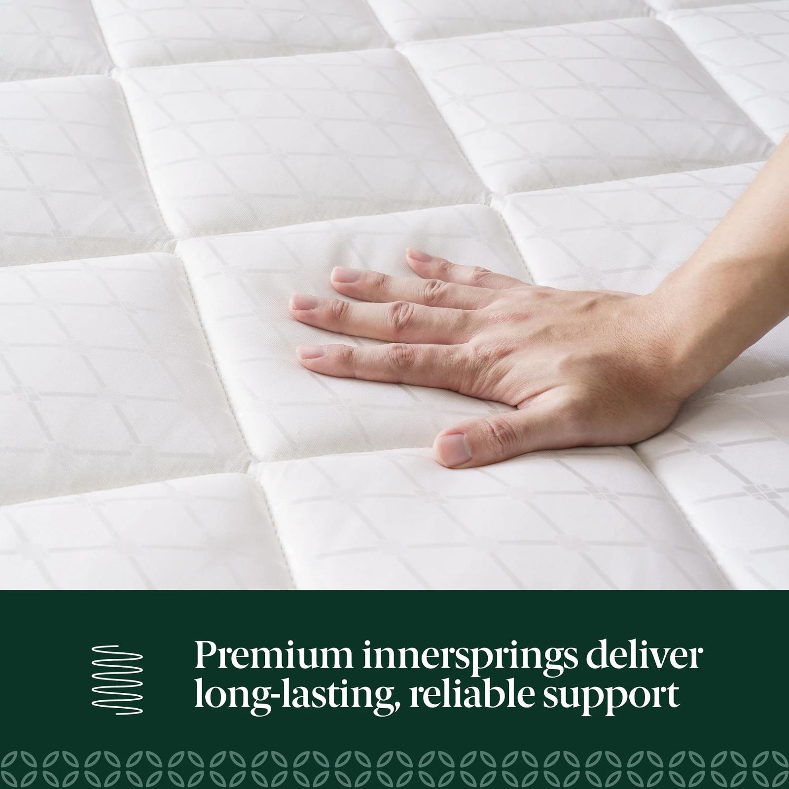 6″ Full Size Zinus Slumber 1 Hybrid Foam And Innerspring Mattress In A Box