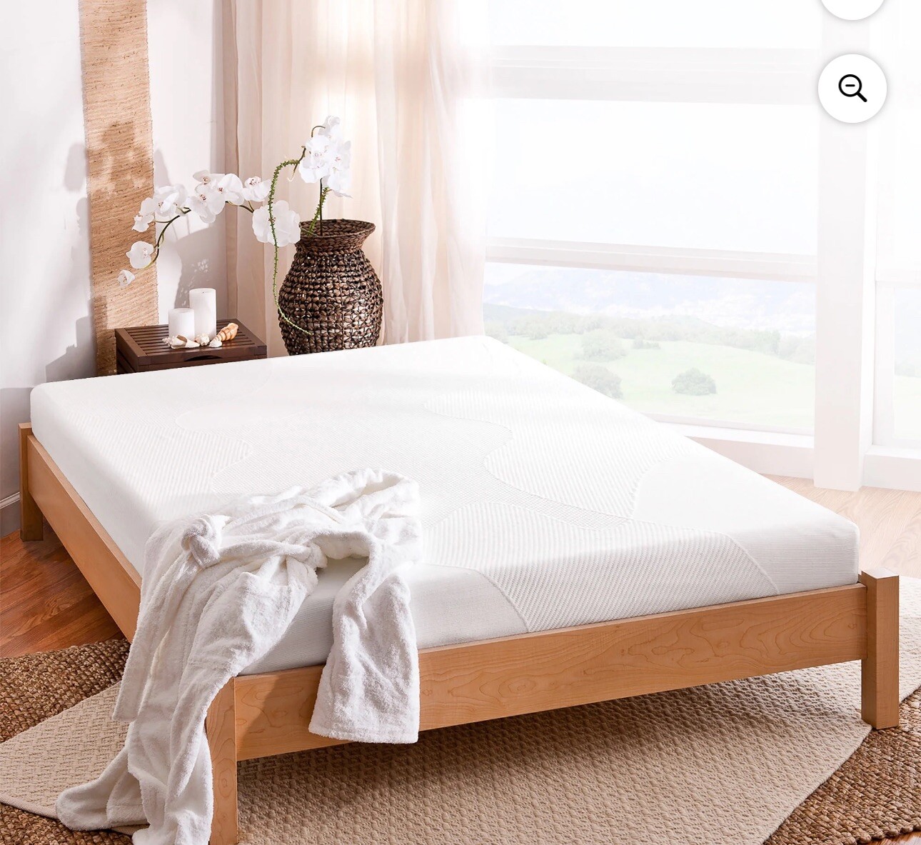 Zinus Spa Sensations Serenity 8″ Memory Foam Mattress, TWIN SEALED In Box