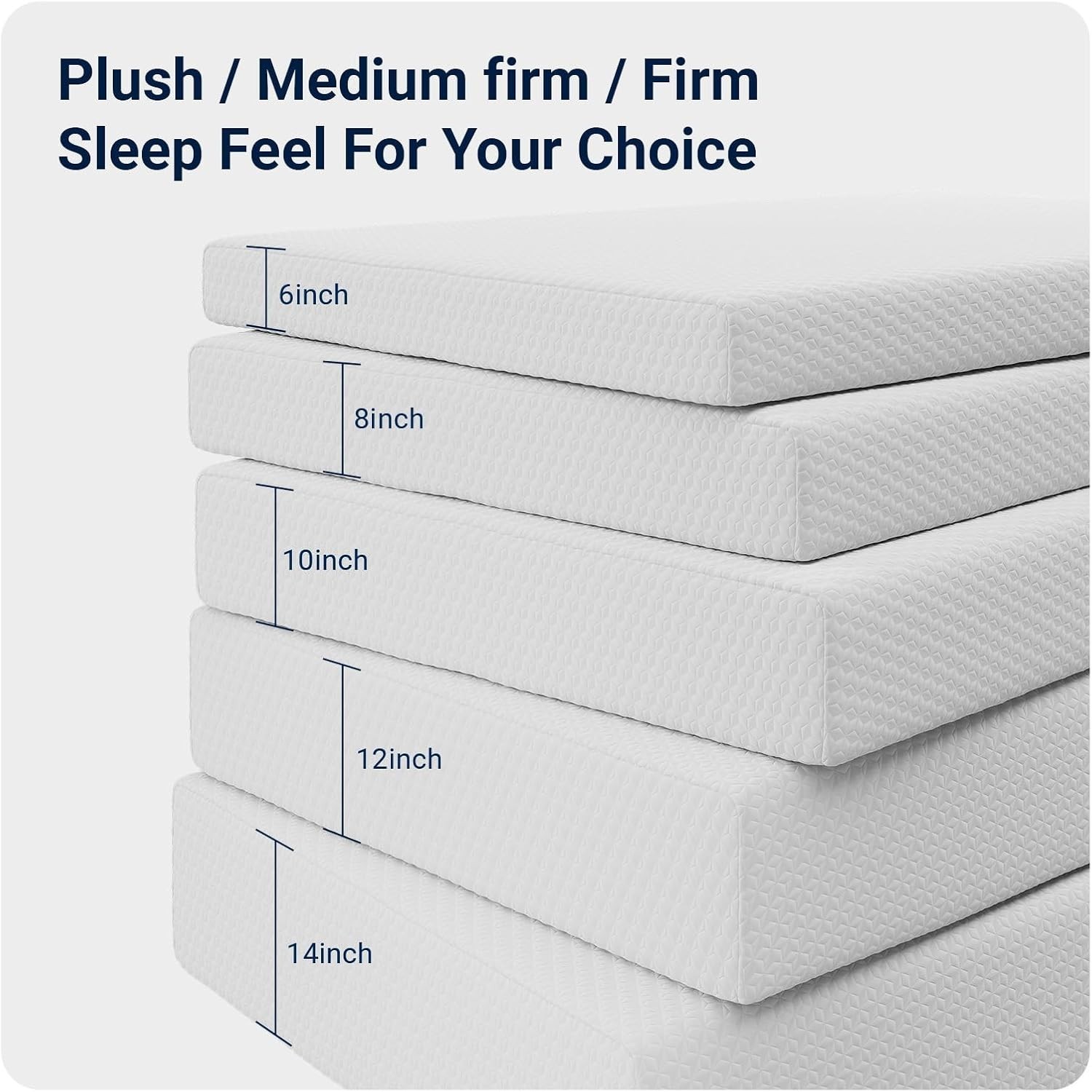 Avenco Full Size Mattress, 8 Inch Memory Foam Full Mattress in a Box for Comfort