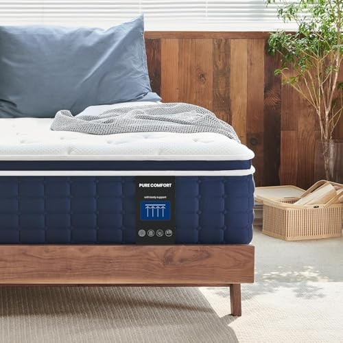 Mattress 12 inch, Multi Layer Comfort Foam and Coil for Extra Back Twin 12 Inch