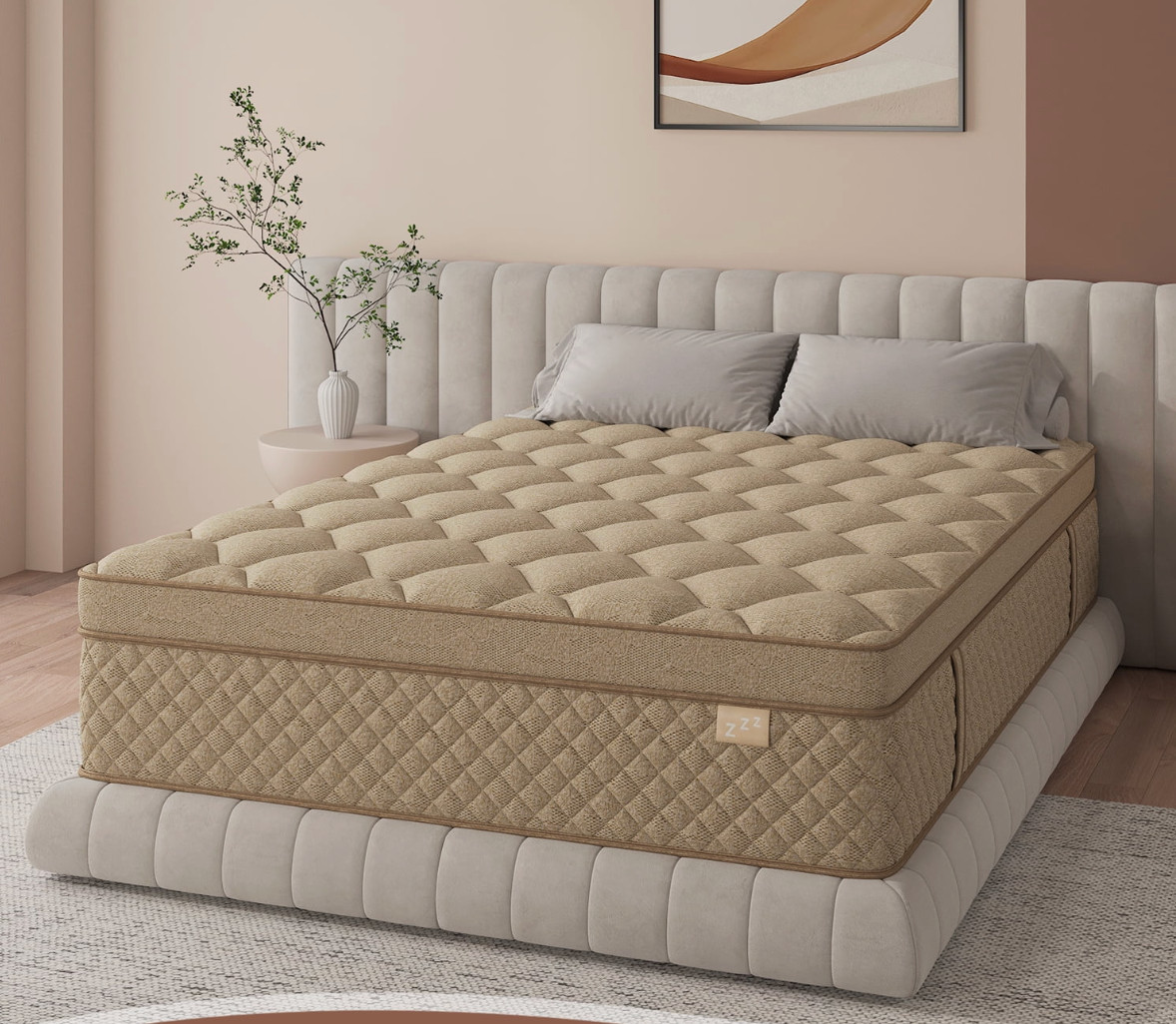 10″ Colchones KING Gel Memory Foam Hibrido Cama King Mattress Hybrid Medium Firm