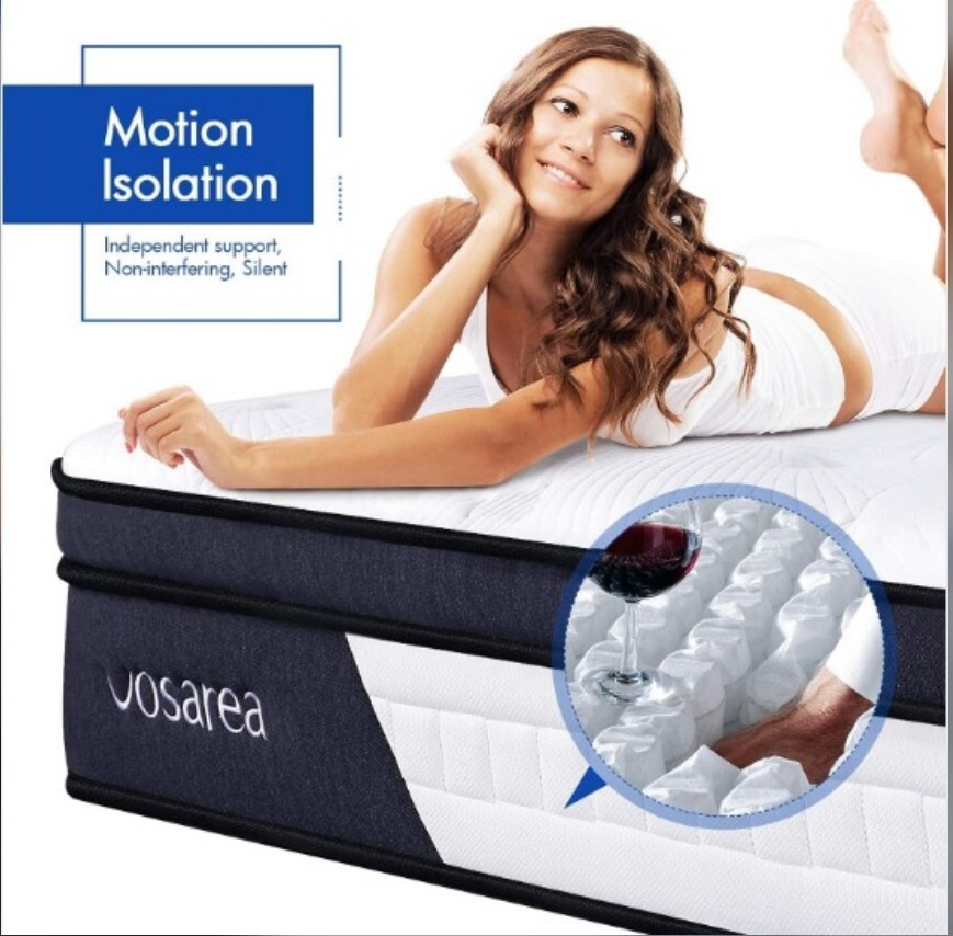 VOSAREA Full Size Mattress, Full Memory Foam Mattress in a Box, 9. 8 Inches Gel