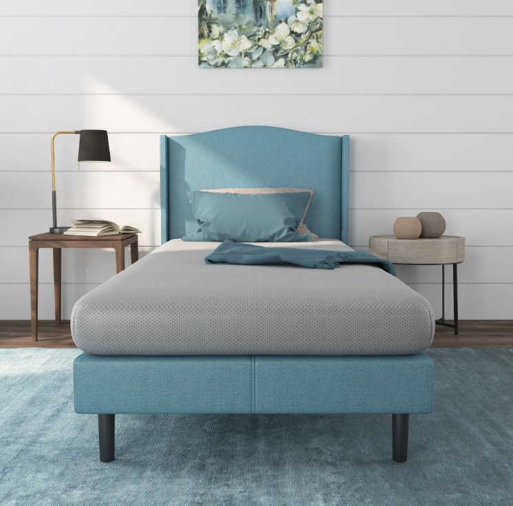 NapQueen Rainbow 5″ Twin, Memory Foam Mattress, White
