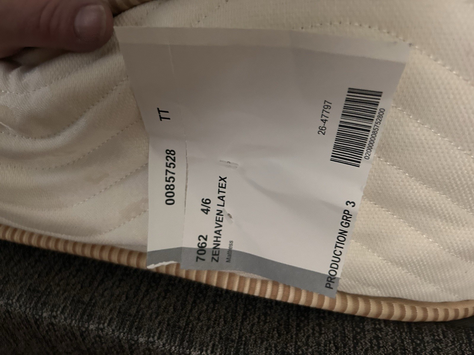 Saatva, Zenhaven Latex Mattress, Full,