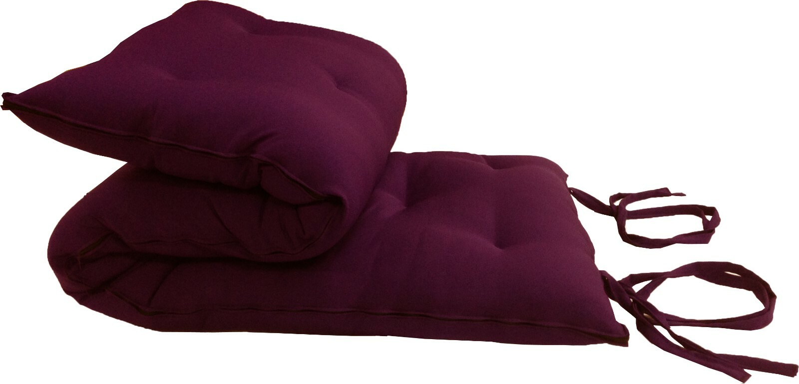 Traditional Floor Rolling Futon Mattresses, Sleepover Pads 3x27x80 Burgundy