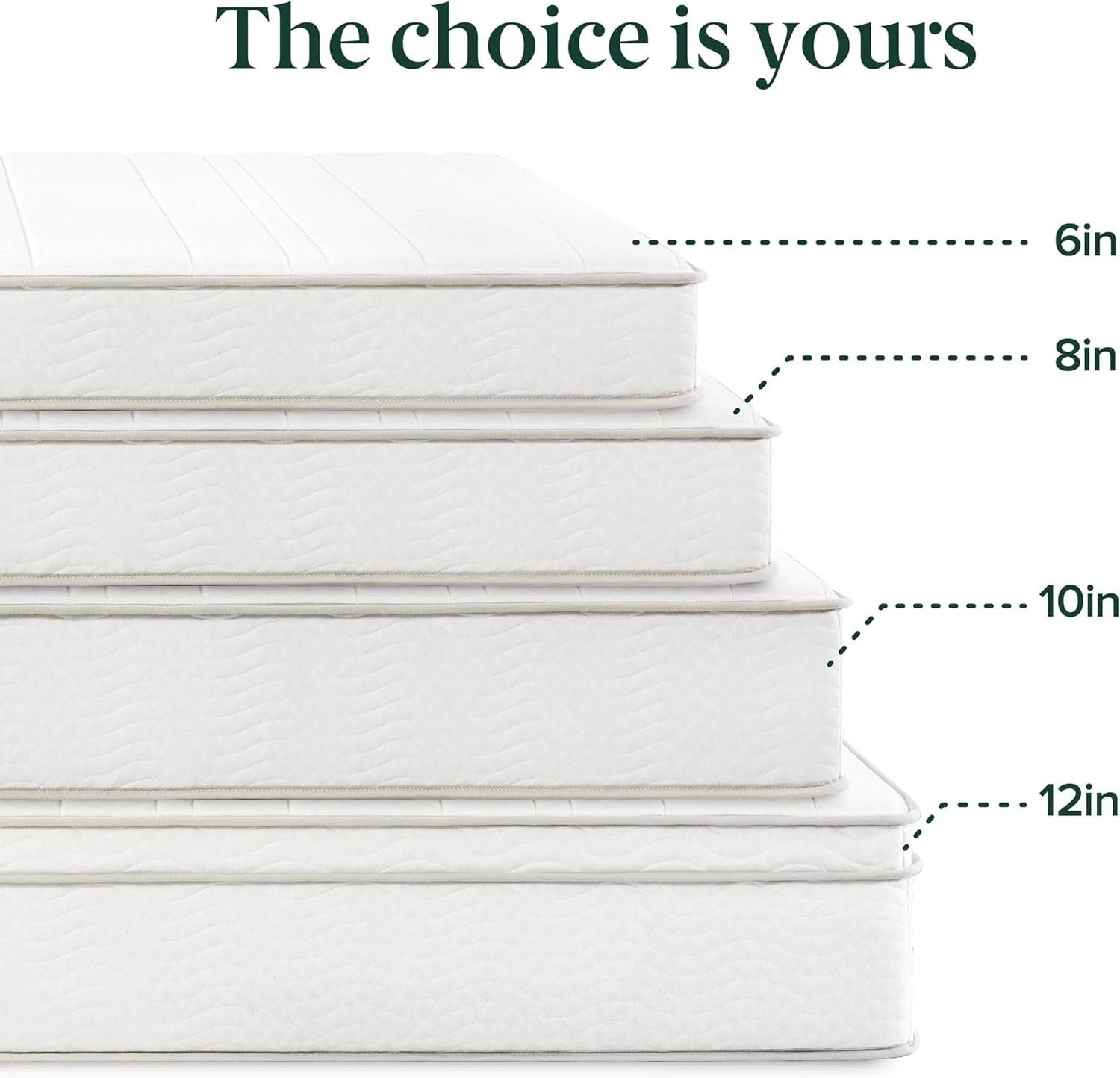 6 Inch Foam and Spring Hybrid Mattress [New Version], Twin, Medium Firmness, …