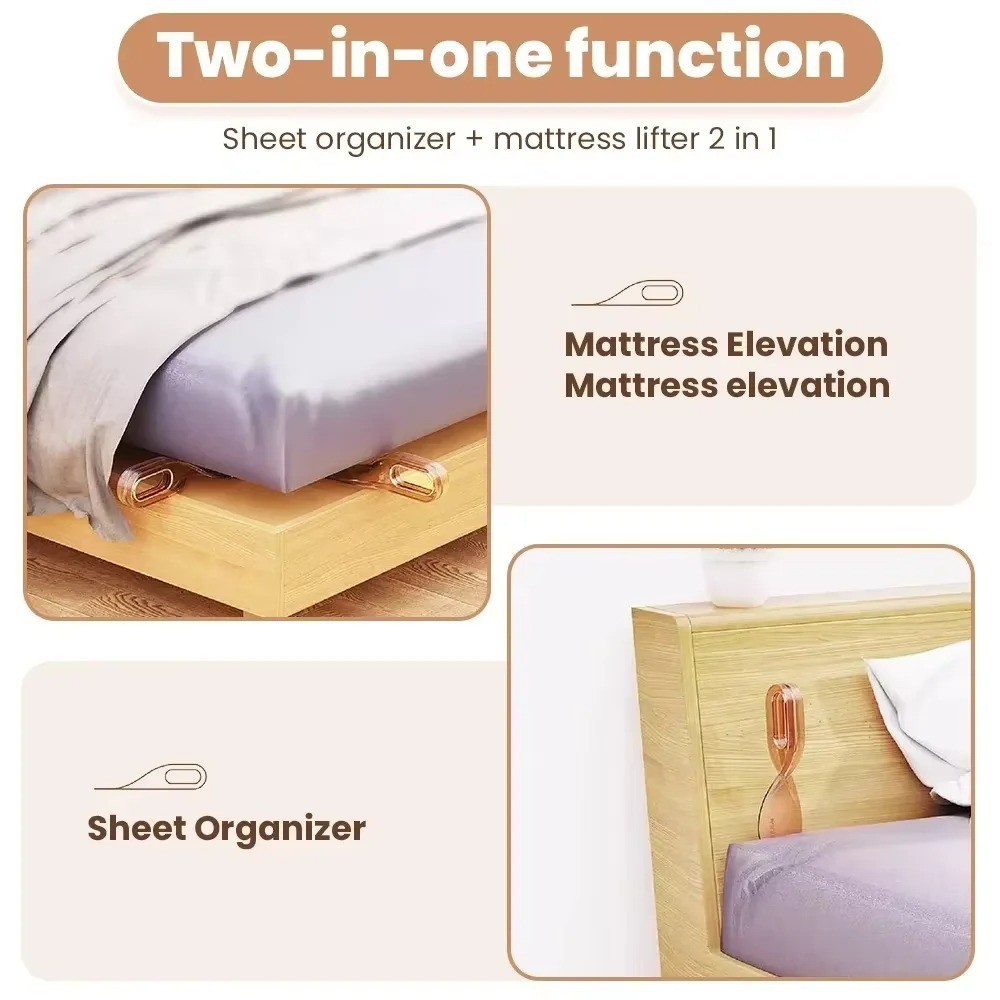 Ergonomic Mattress Lifter Wedge Tool Sheet Changing Portable Bed Lifting Aid