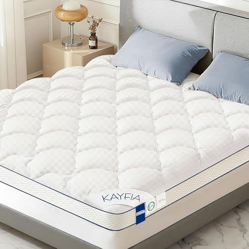 3 Inch Mattress Topper, Extra Thick Memory Foam Mattress Pad for Back Queen