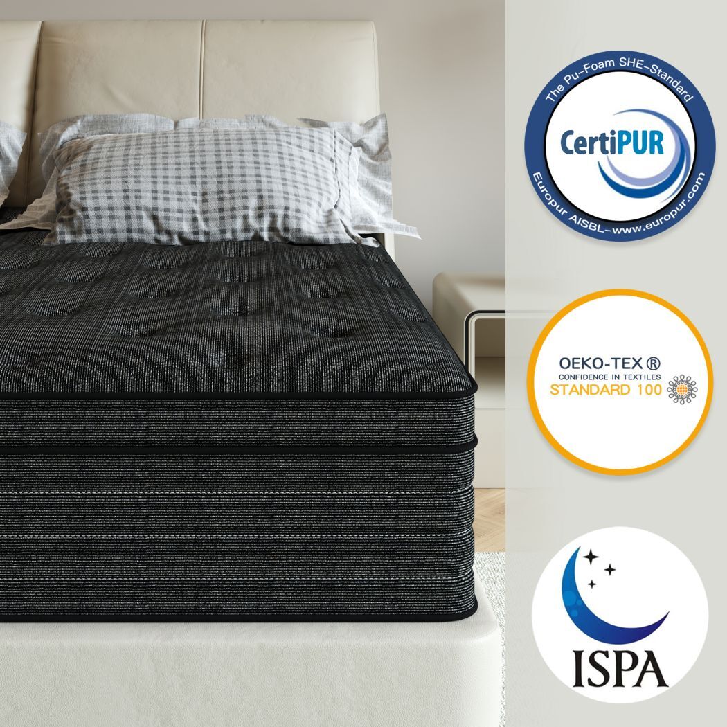 12/14 Inch Memory Foam Hybrid Spring Mattress in a Box Twin Full Queen King Size