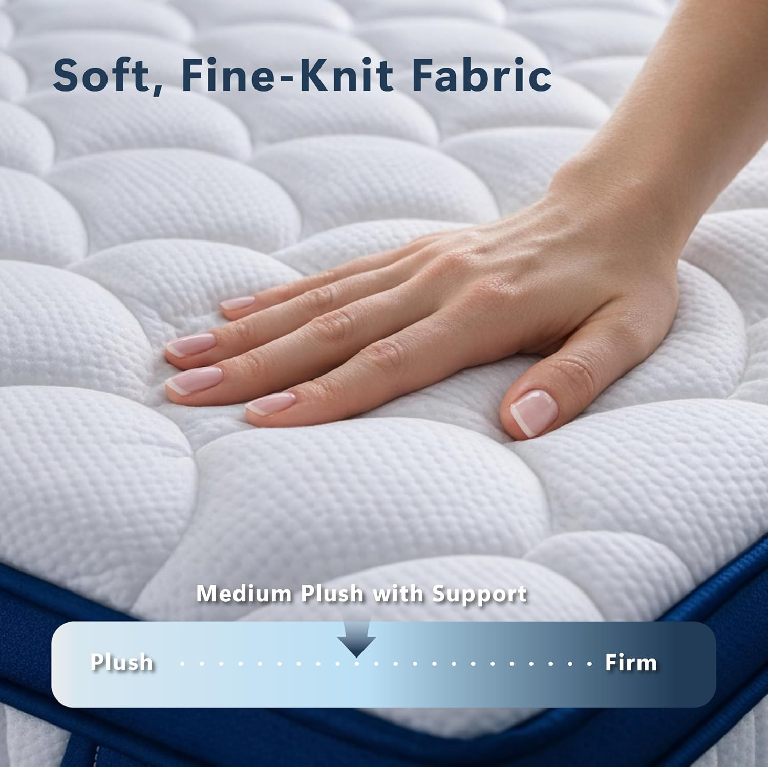 12 Inch Full Size Hybrid Mattress, Fiberglass Free, Gel Memory Foam & Individual