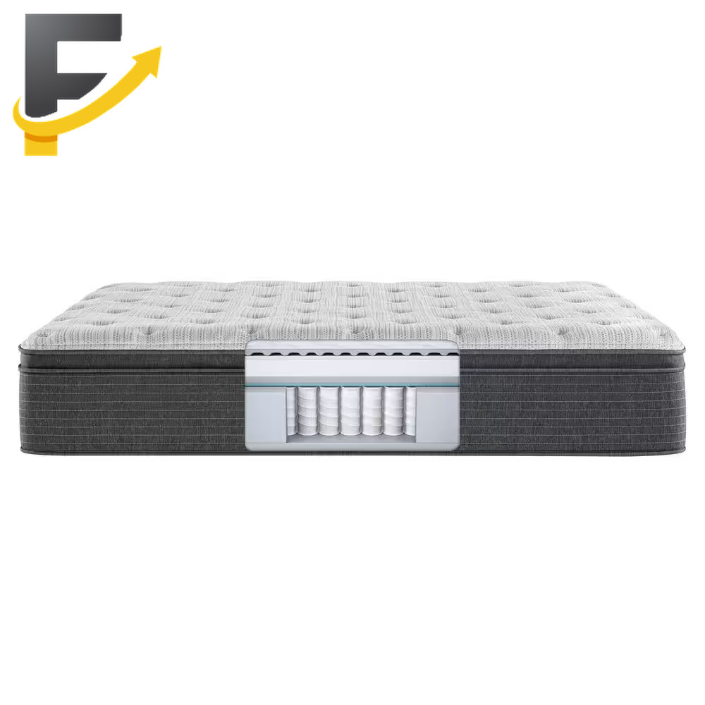 Beautyrest Silver BRS900 15in. Medium Hybrid Pillow Top Full Mattress