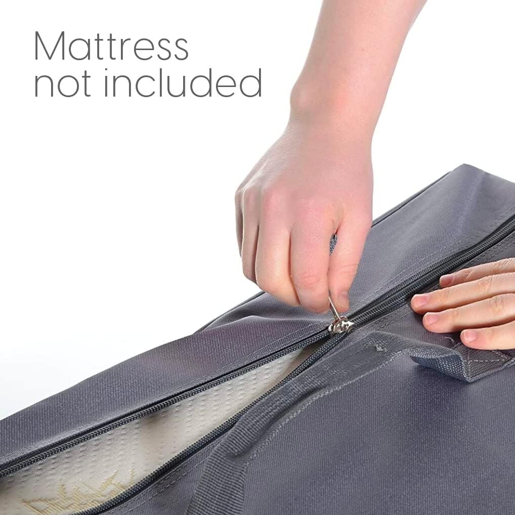 Custom Fit Carry Case for 4″ Full Size Tri-Fold Mattress—Lightweight & Durable