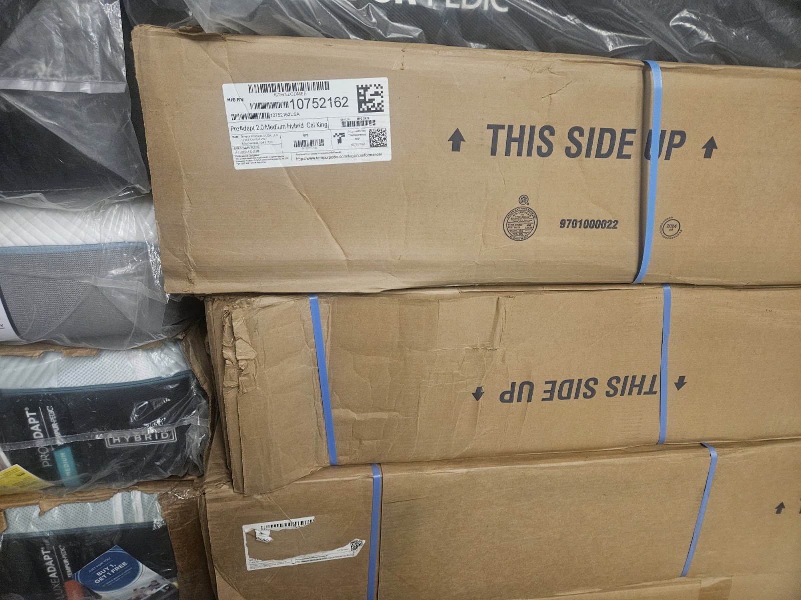 TempurPedic PRO ADAPT HYBRID 2.0 MEDIUM CALIFORNIA KING MATTRESS NEW CLEARANCE