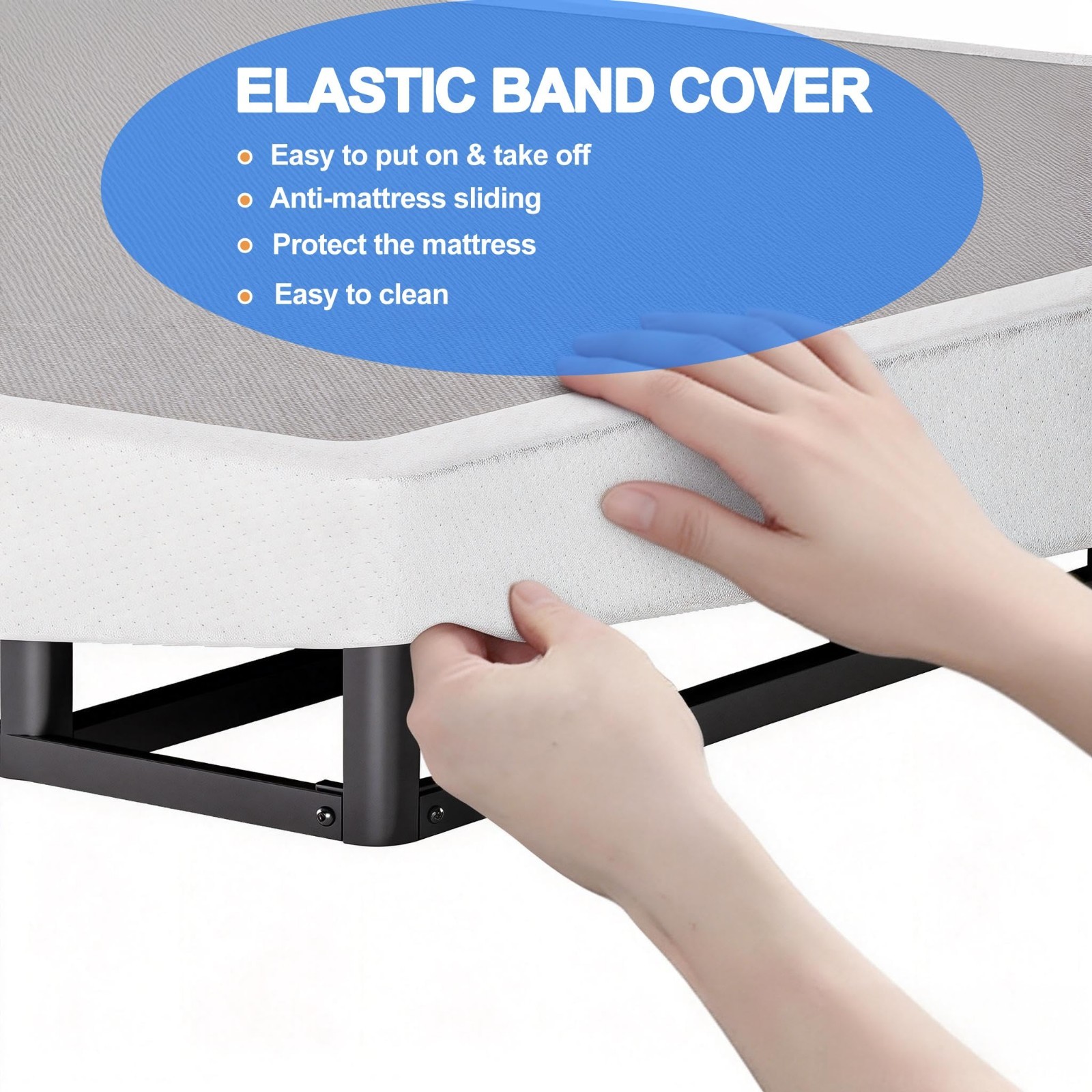 Twin Size Low Profile Box Spring – 5 Inch Mattress Foundation, Heavy Duty Steel