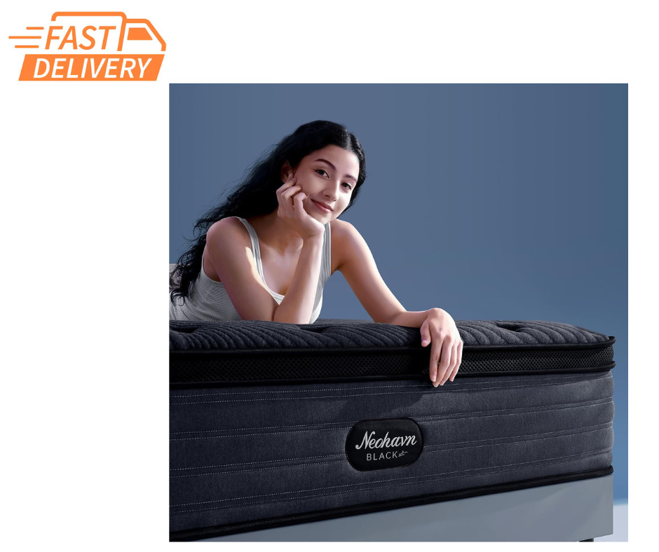 12″ Twin XL Gel Memory Foam Hybrid Mattress – Cool Sleep & Pressure Relief