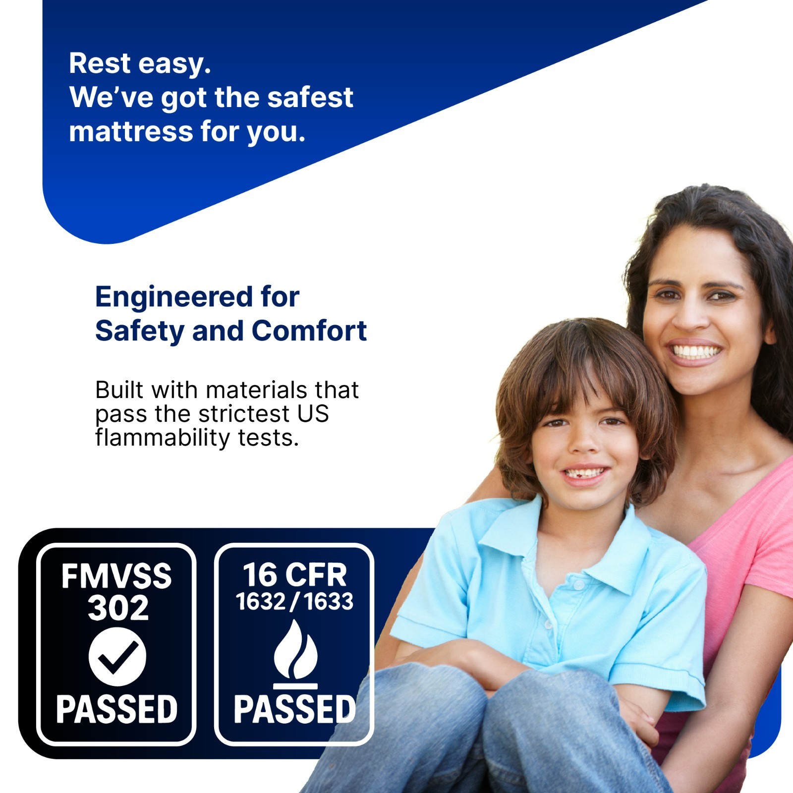 Short Queen, 8 Inch RV Mattress 60×74, High-Quality Memory Foam, hoggisleep NEW