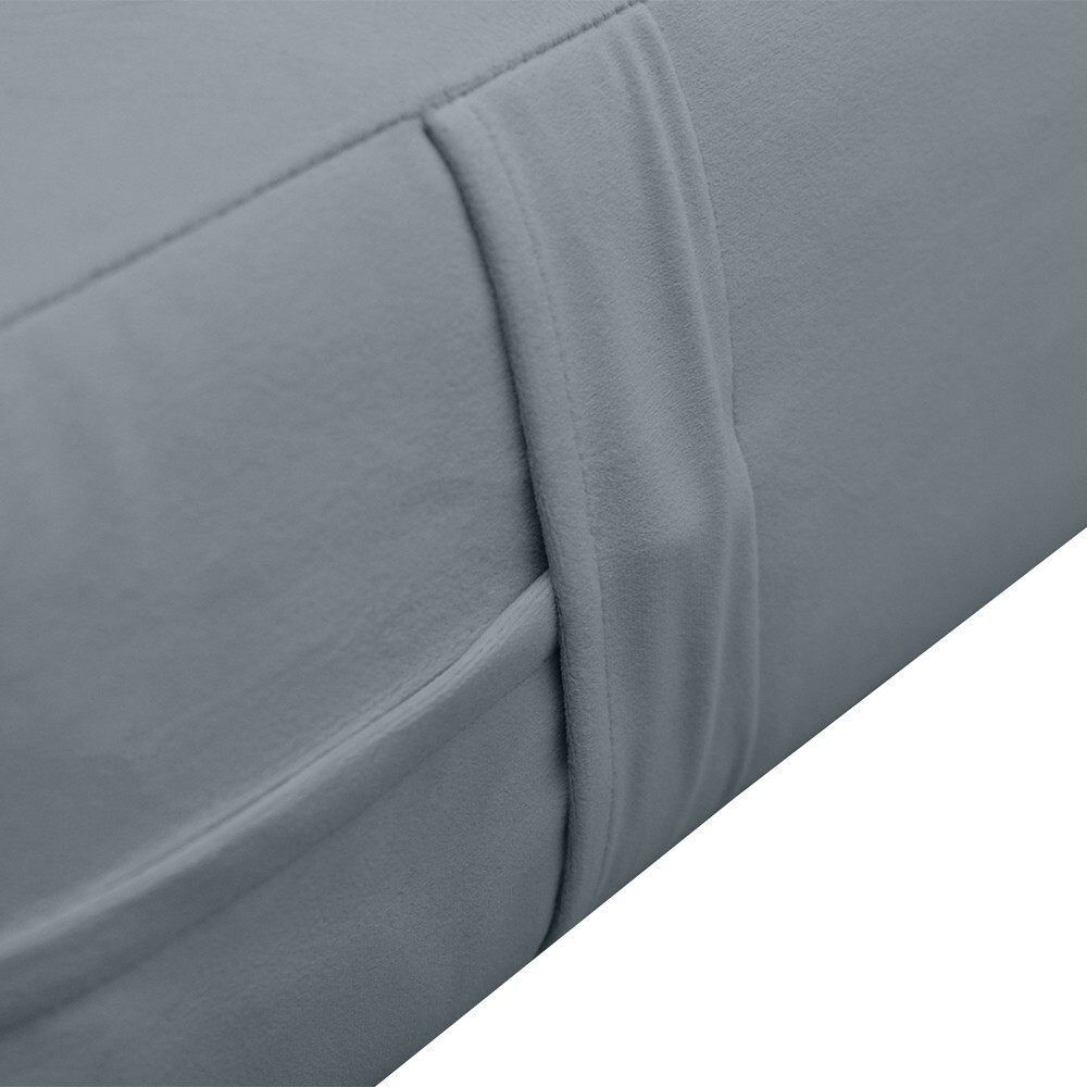 Knife Edge 6″ TWIN-XL 80x39x6 Velvet Indoor Daybed Mattress |COVER ONLY|-AD347