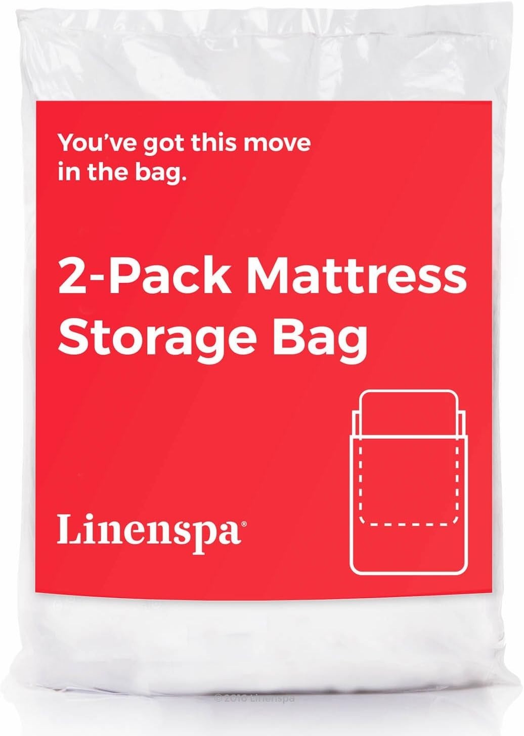 Waterproof Mattress Bags for King/Cal King – 2 Count Durable Storage Solution