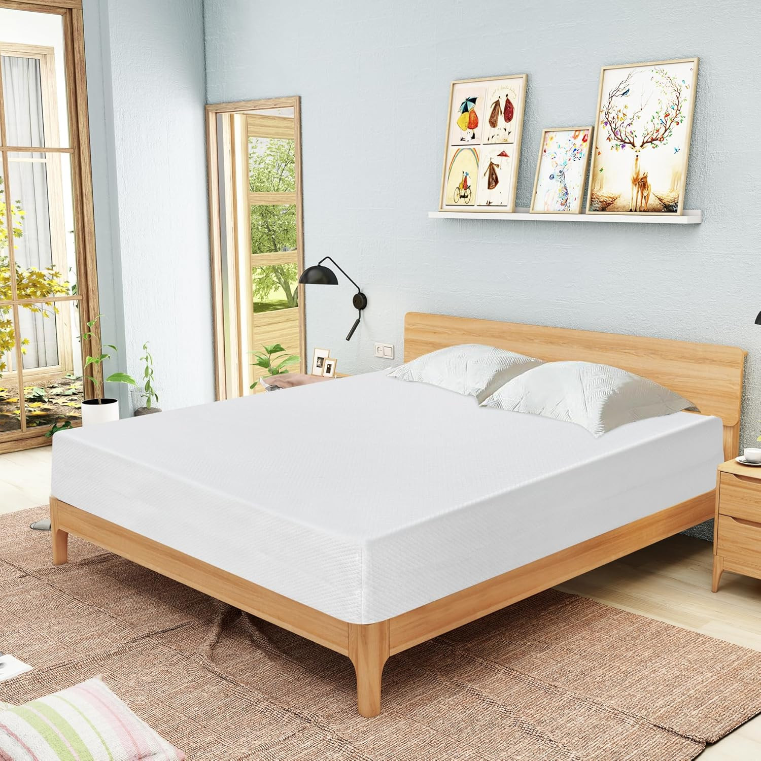 12″ King Gel Memory Foam Mattress – Medium Firm, Pressure Relief, Cool Sleep