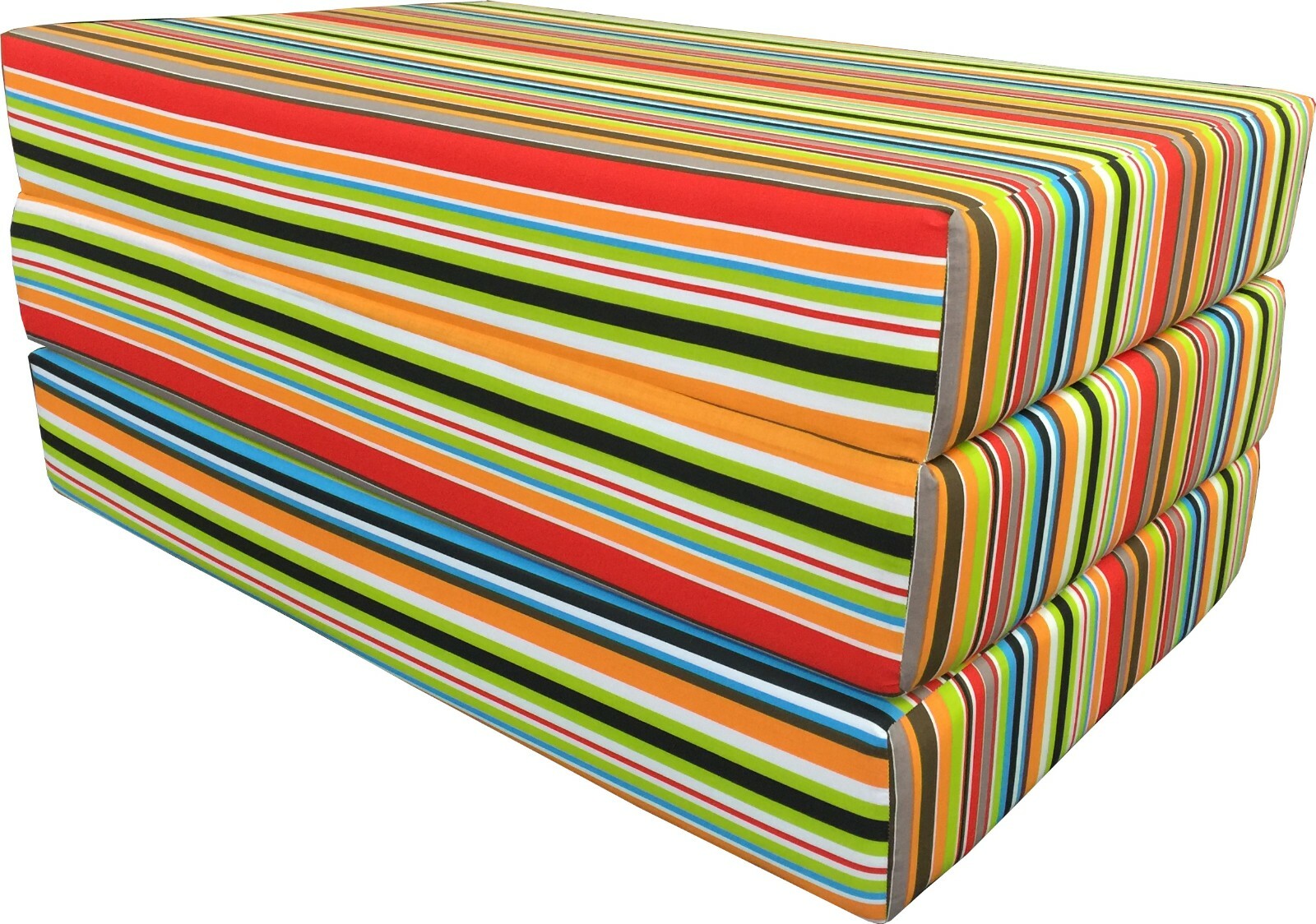 Full Trifold Foam Beds, Folding Mattresses, Ottoman, RV Mattress, Multi Colors