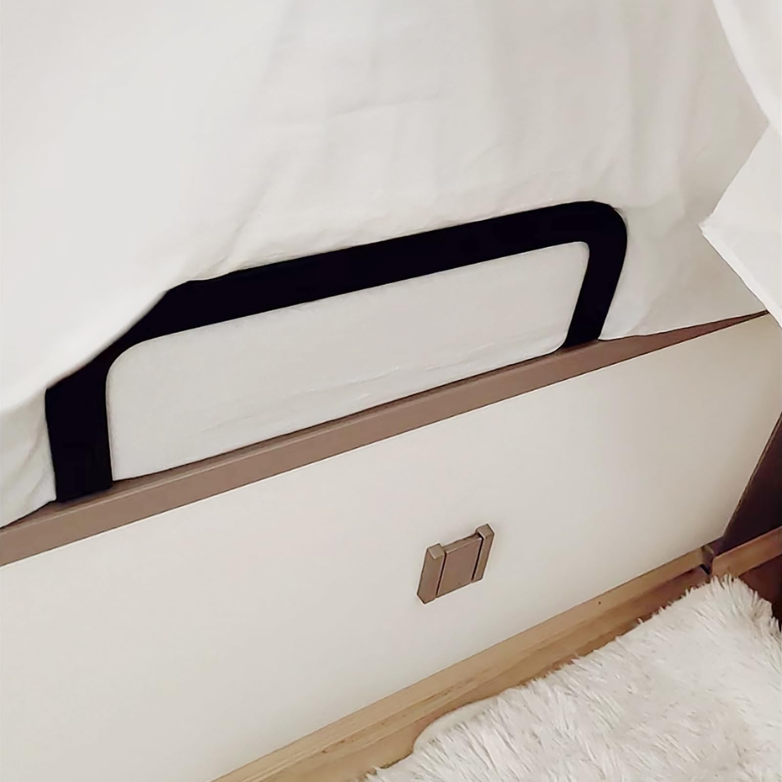 4Pcs Mattress Retainer Bar Bracket Holder Adjustable Keeps Mattress from Sliding