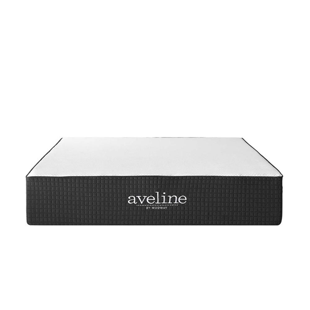 Modway Aveline 12″ Modern Style Memory Foam Queen Mattress in White