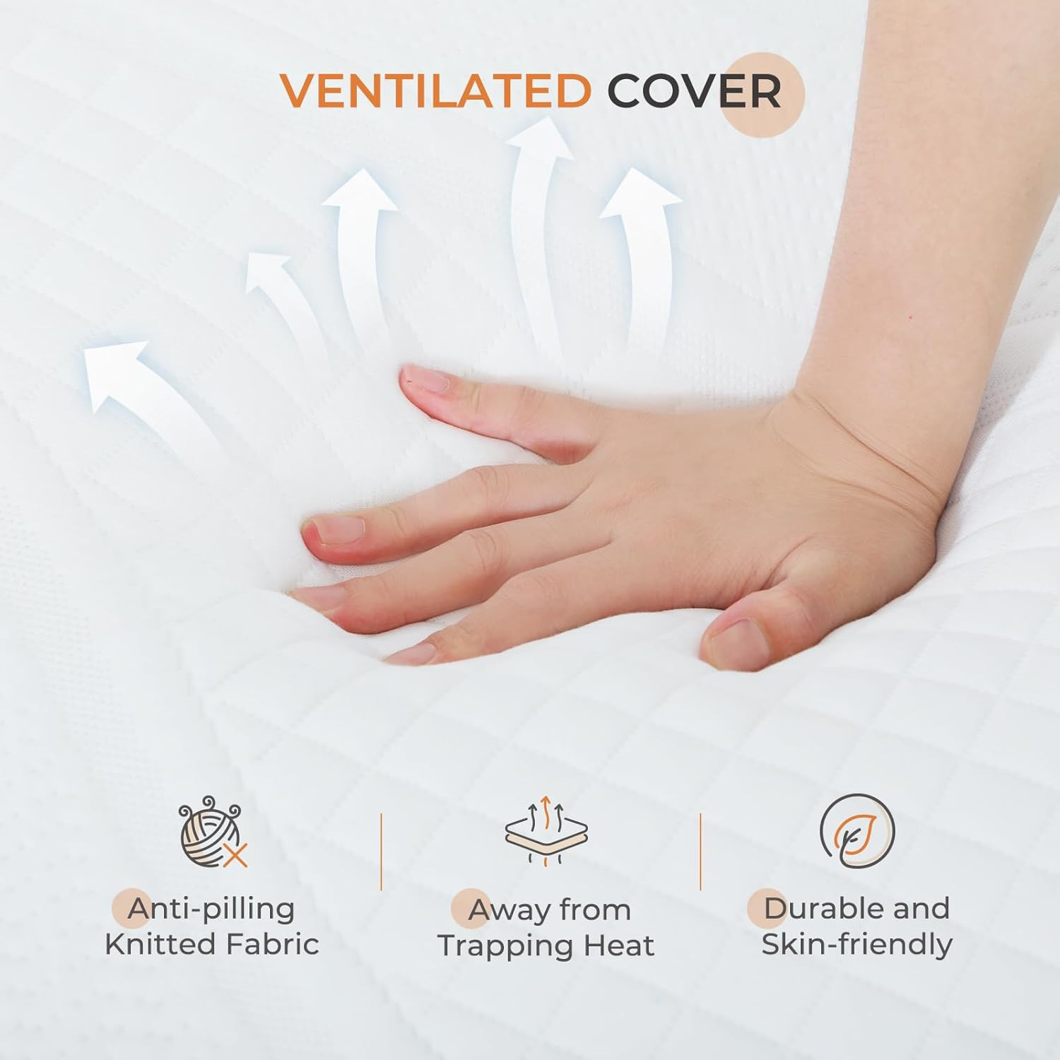 12″ King Gel Memory Foam Mattress – Flippable & Motion Isolating Comfort