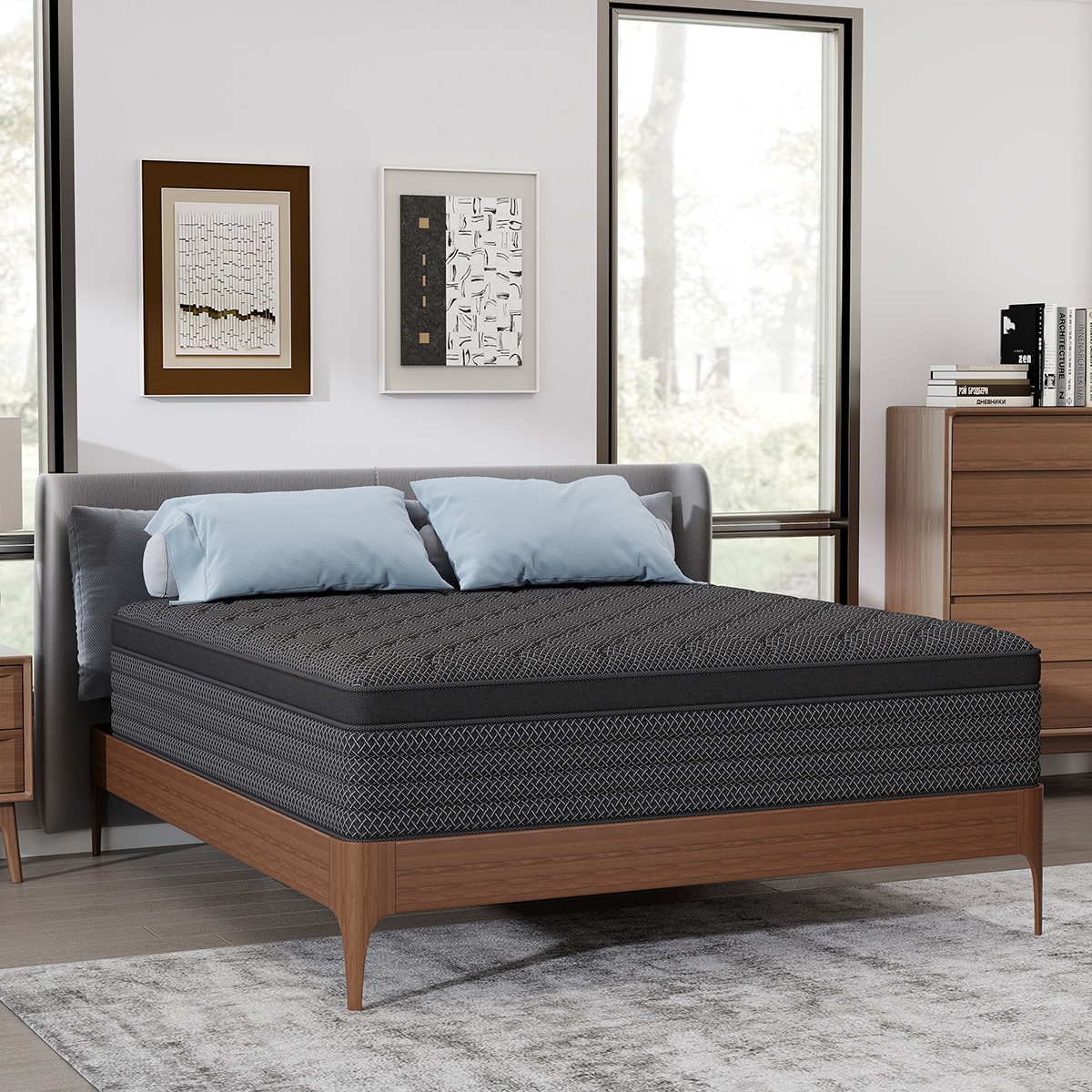 12/14 Inch Hybrid Mattress Medium Firm Spring Twin Full Queen King Bed in a Box