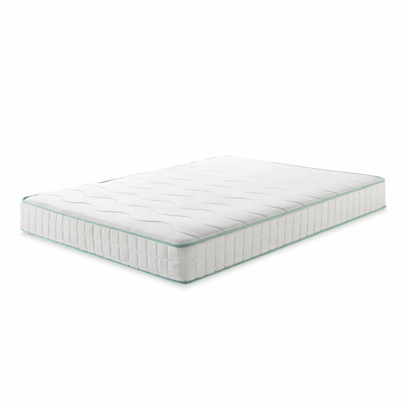 Twin Size Medium 8″ Inch Innerspring Mattress HD Foam Steel Coils Edge Support