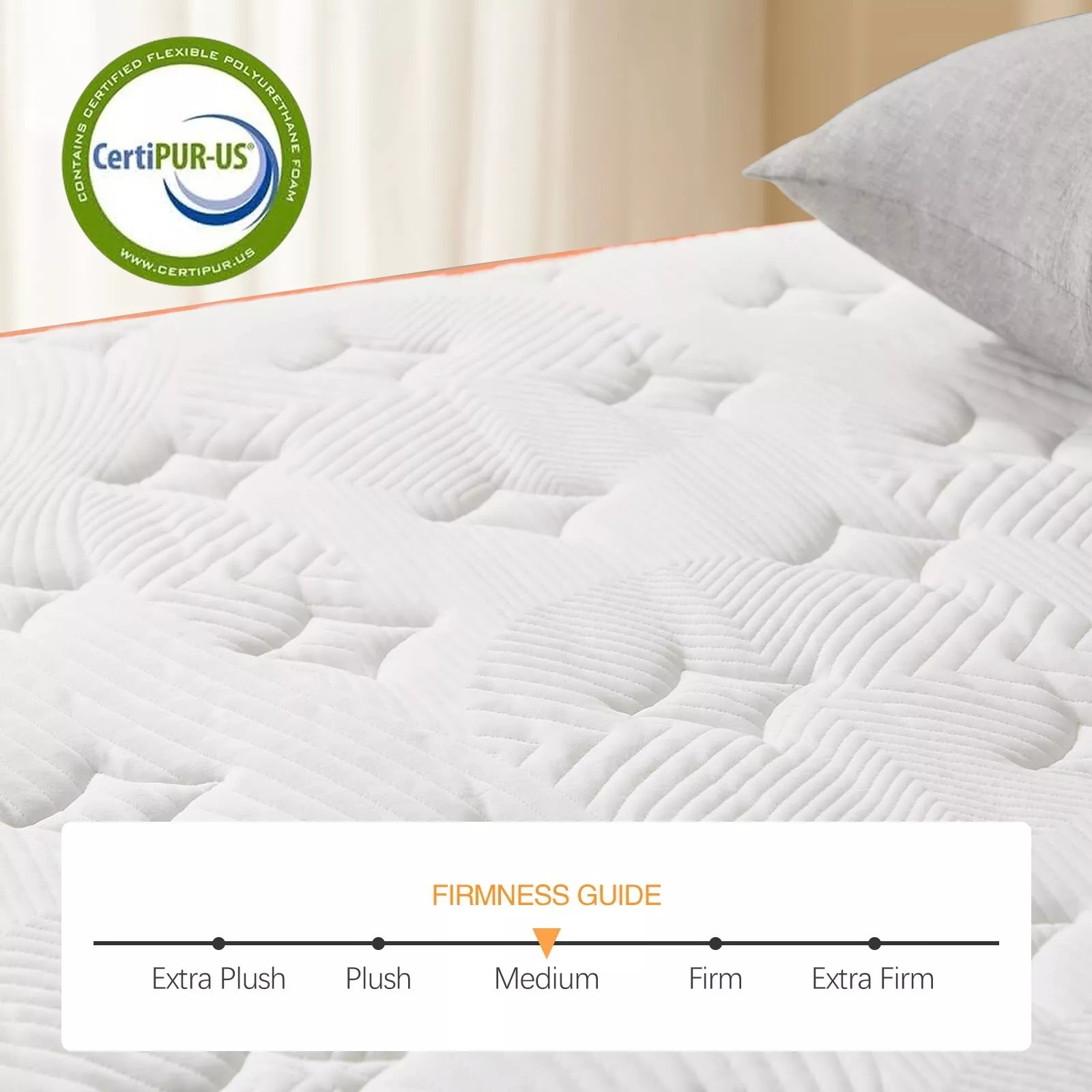 10 Inch Gel Memory Foam And Pocket Springs Medium Firm Hybrid Mattress In A Box