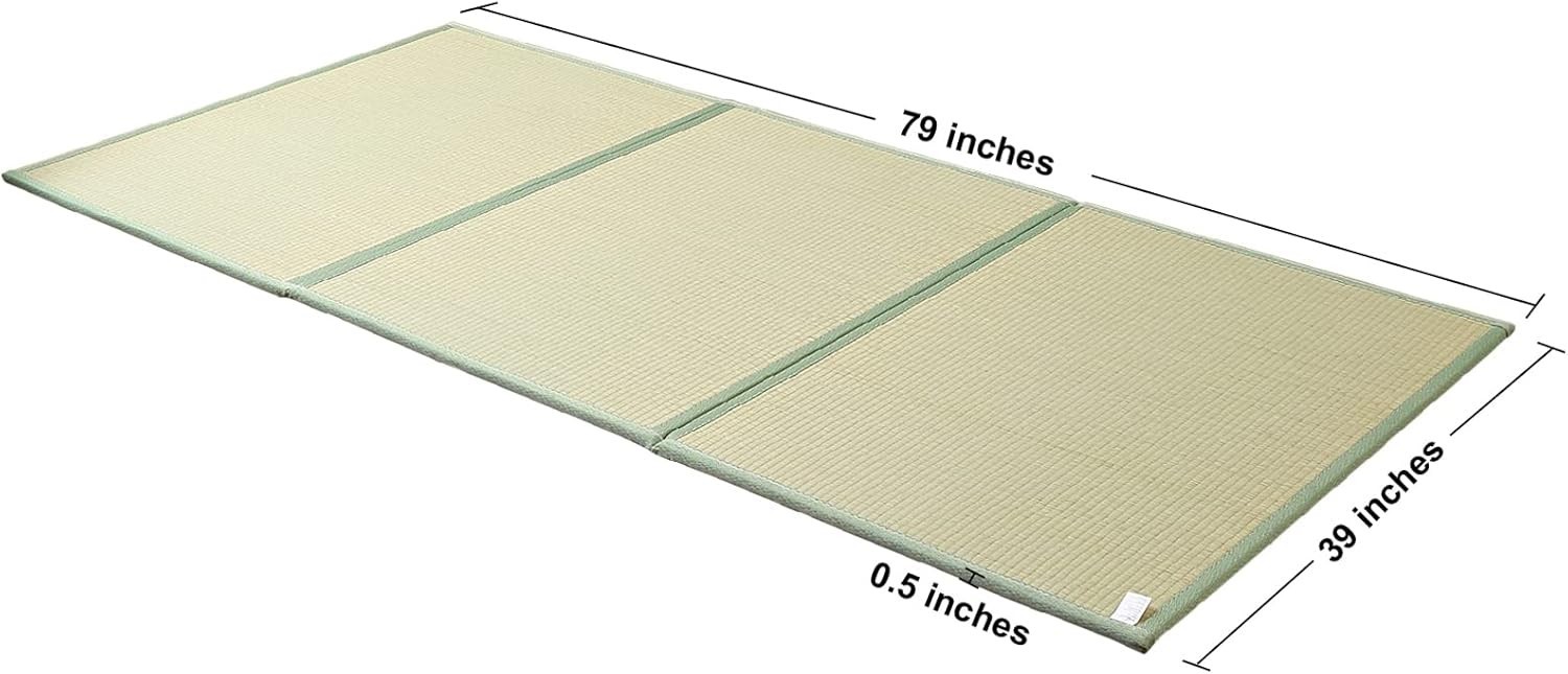 Tatami Mat (Twin 79″ x 39″ x 0.5″), Japanese Traditional #3388H UP1