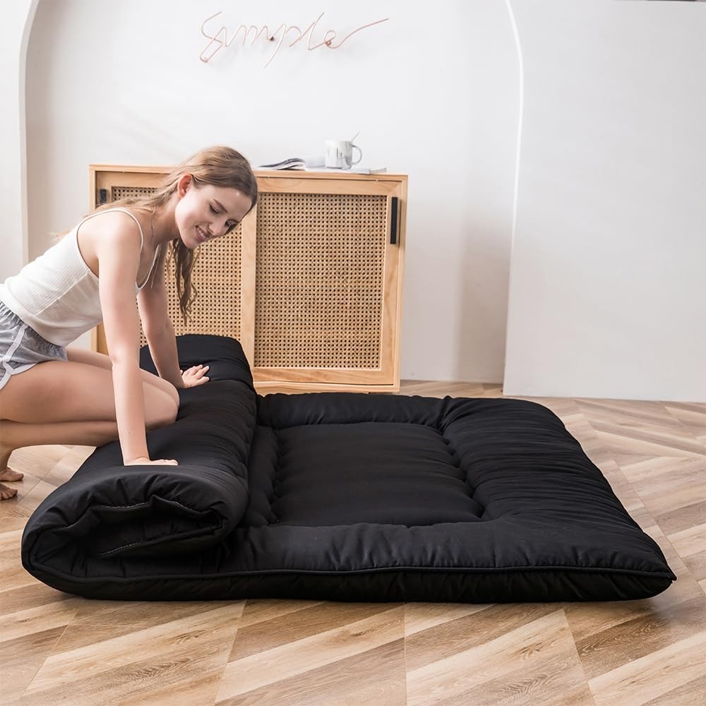 Japanese Futon Mattress Foldable Tatami Sleeping Pad Full