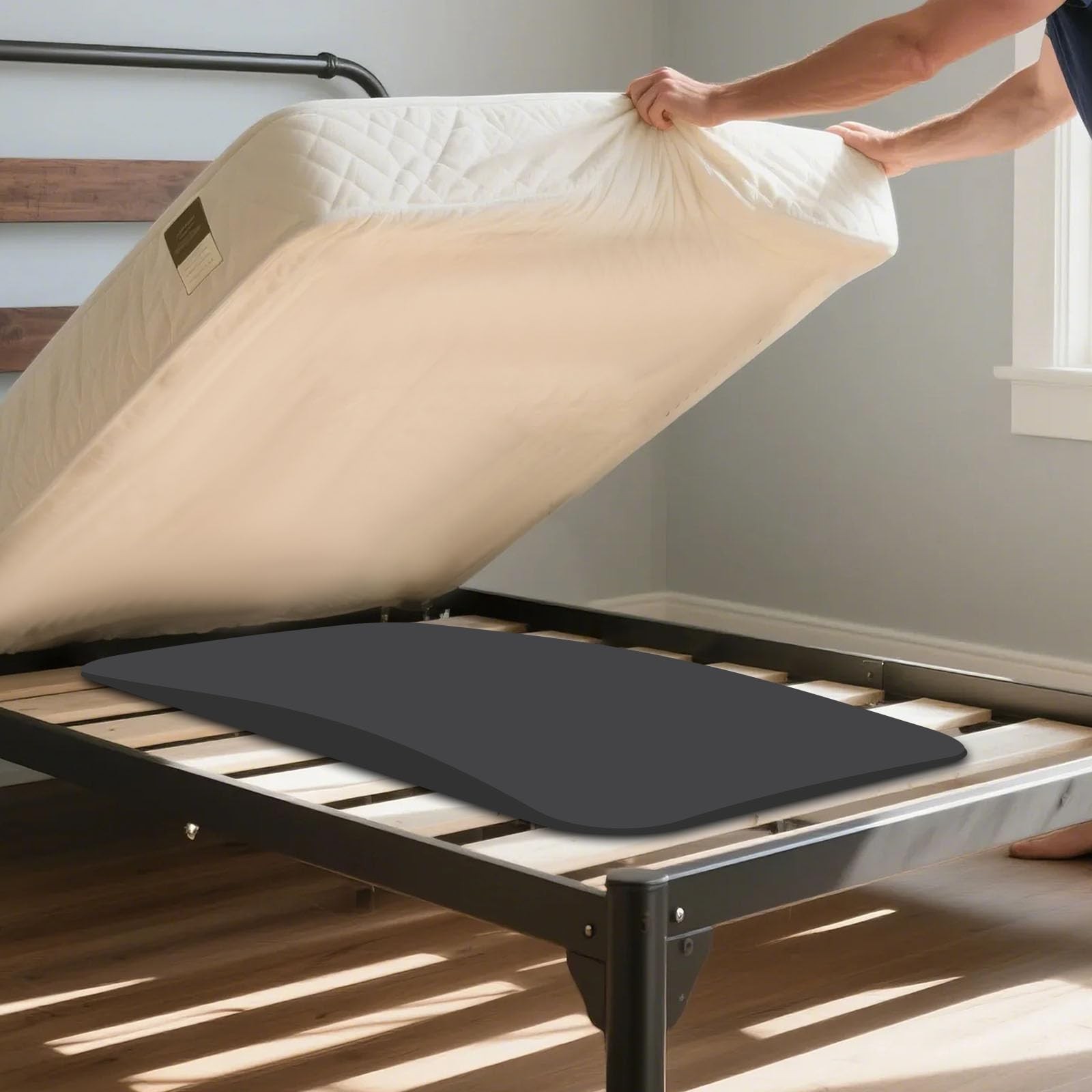 60″ L Sagging Mattress Dip Fixer High Density Under Mattress Foam for Sinking…