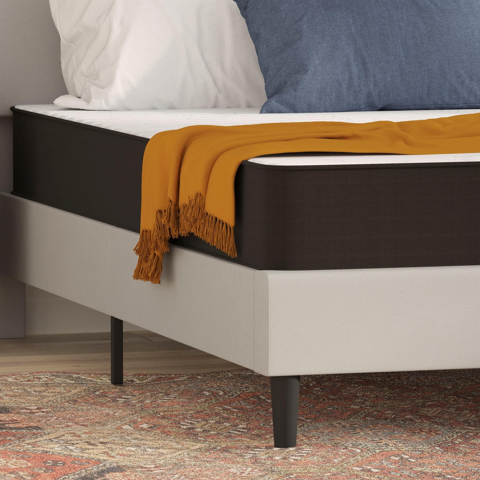 8″ Hybrid InnerSpring Queen Premium Cooling Mattress in a Box