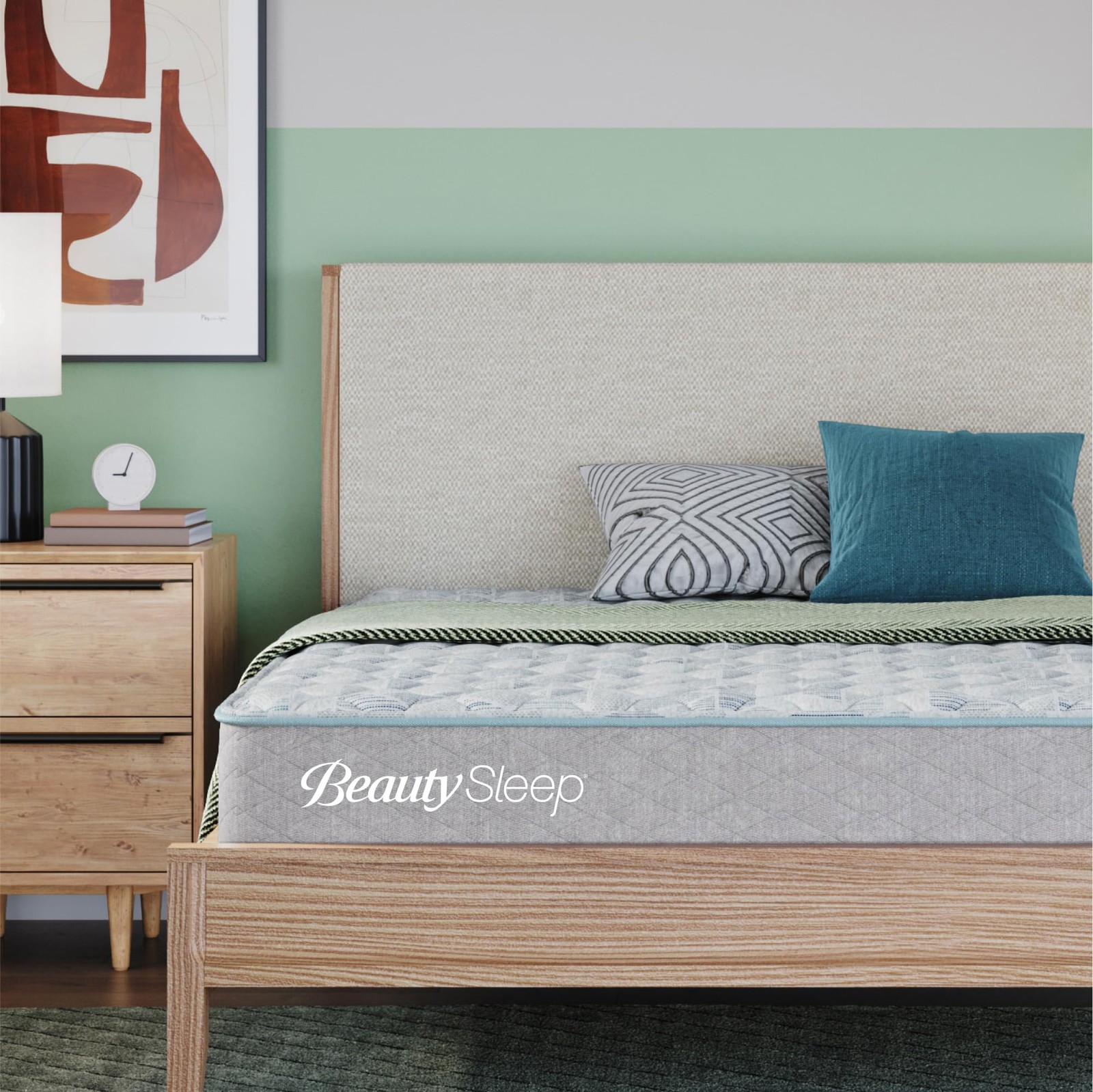 BeautySleep by Beautyrest DreamRest Firm 11.5″ Twin Mattress, Pocketed Coils,…