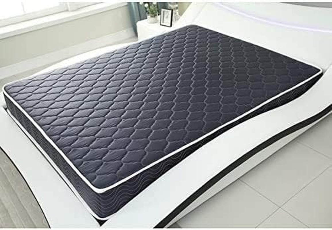 6-Inch Navy Blue Water-Resistant Foam Mattress with Breathable Fabric, Full Size