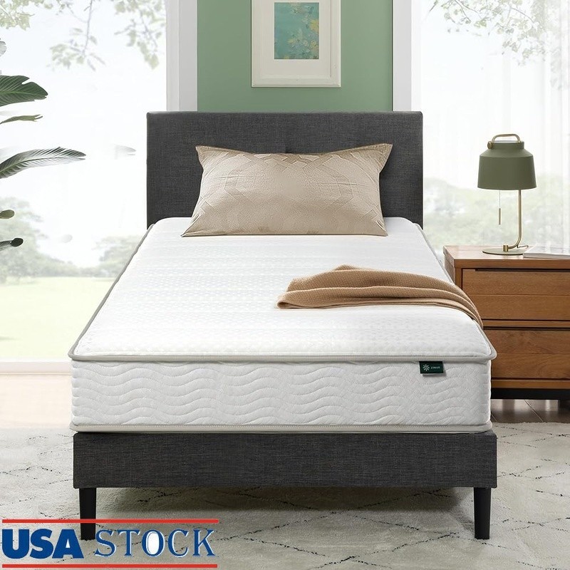 Comfortable Hybrid Mattress Durable Support CertiPUR-US Certified Safe Materials