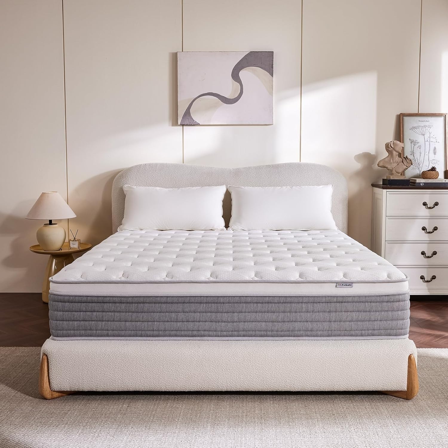 14″ Colchones Full Gel Memory Foam Hibrido Cama Full Mattress Hybrid Medium Firm