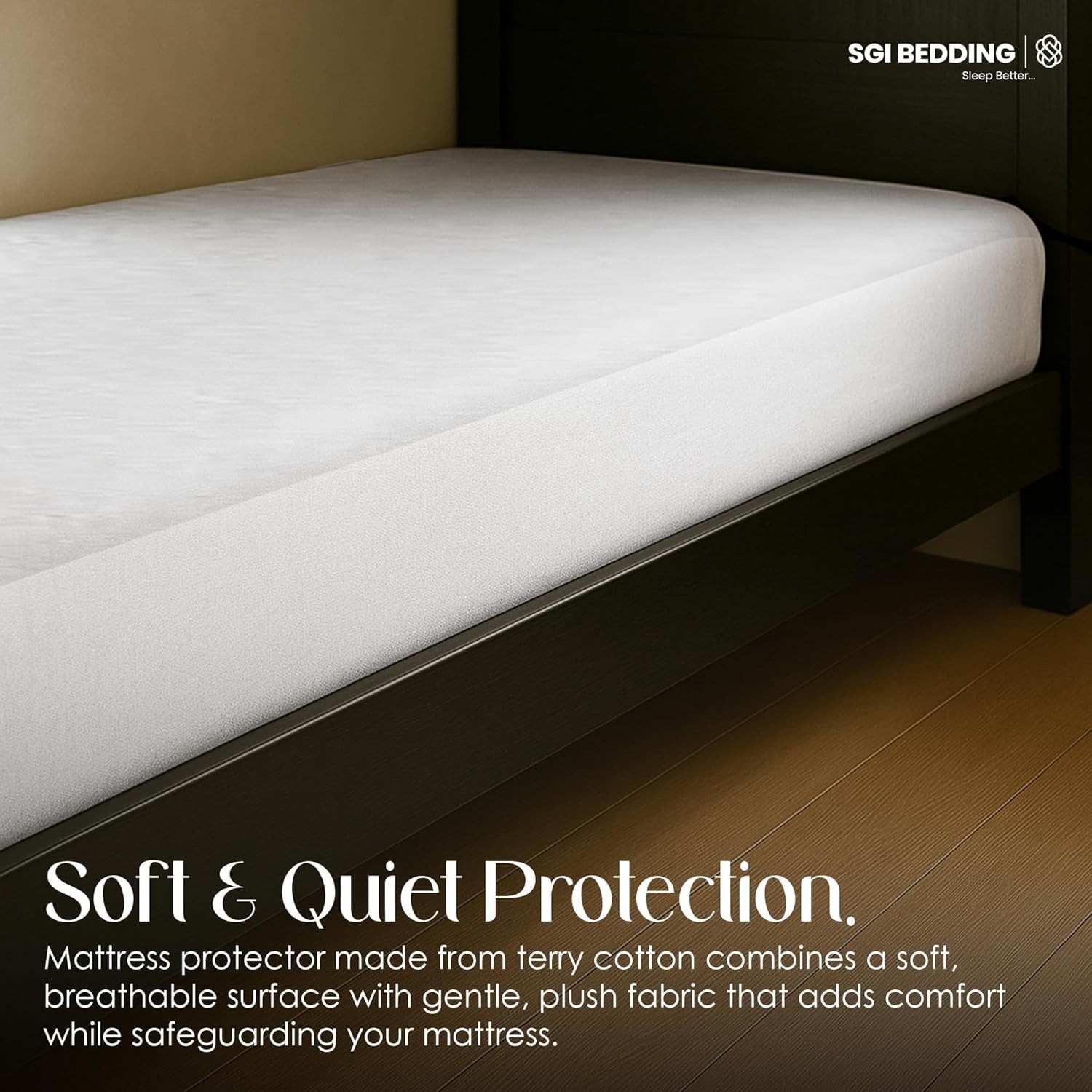SGI bedding RV Bunk Mattress Protector 42X80 42X80″ Truck Sleeper, White