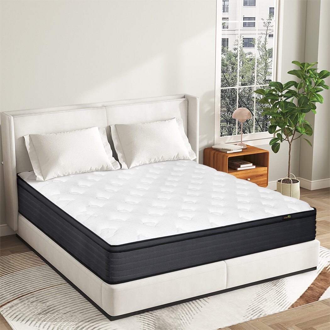 14 Inch Full Size Hybrid Gel Memory Foam Mattress Pocket Spring Bed In A Box