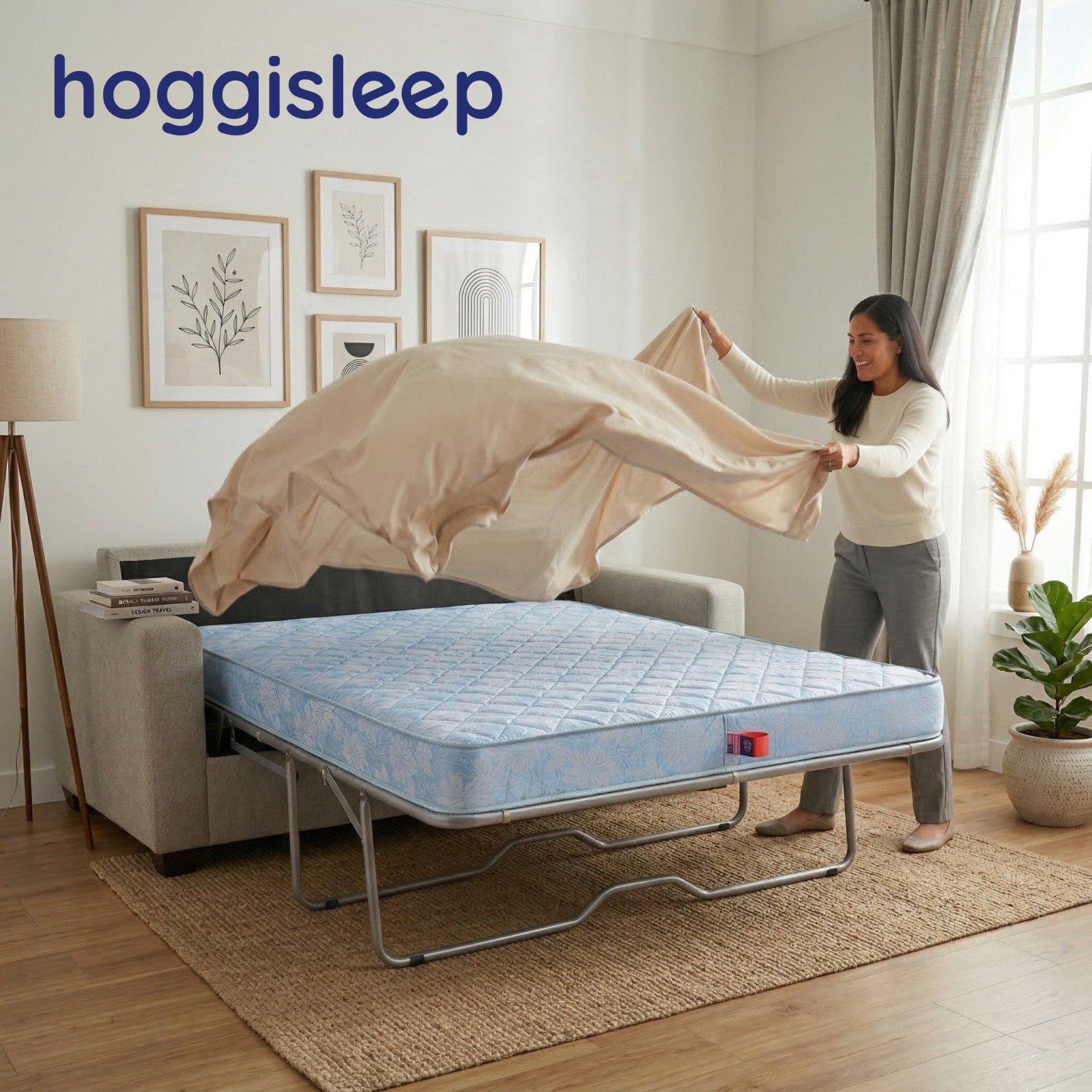 Queen, 5.5 Inch Sleeper Sofa Mattress 60×72, Top-Quality Innerspring Memory Foam