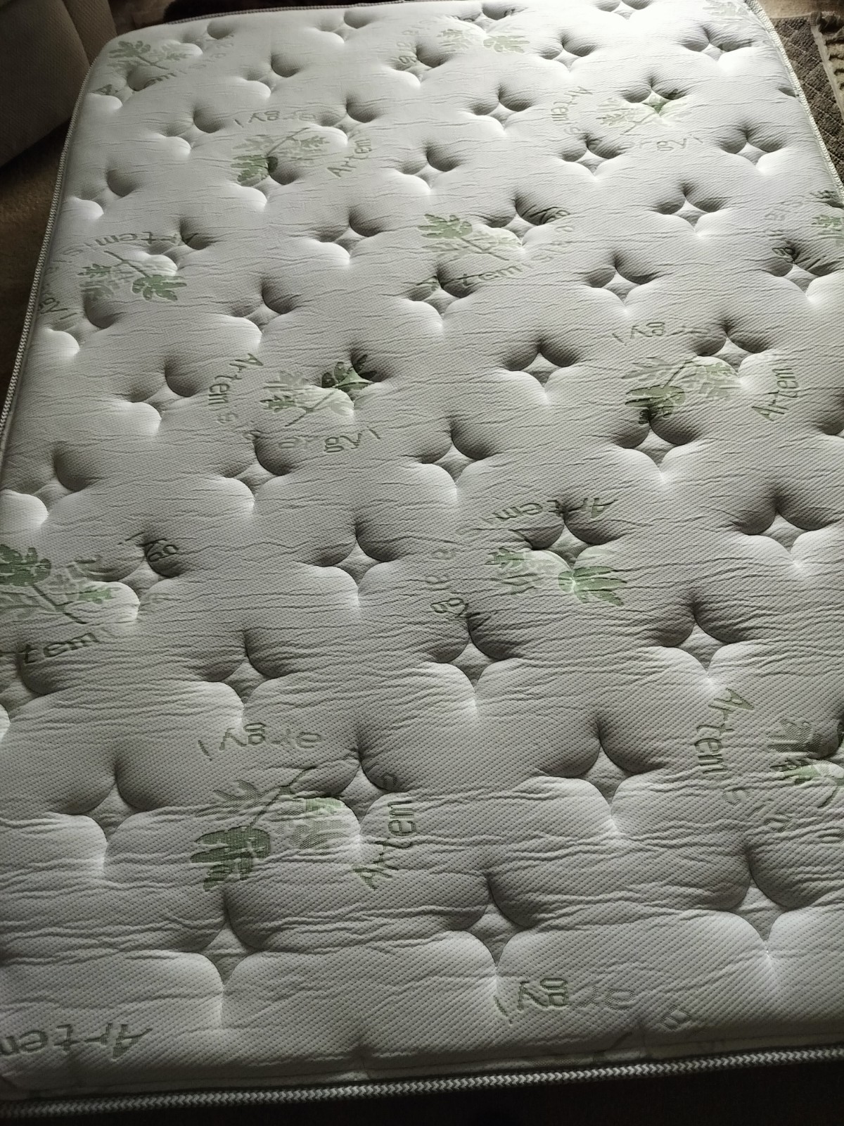 brand new pillow top full mattress opened it before looking at the size