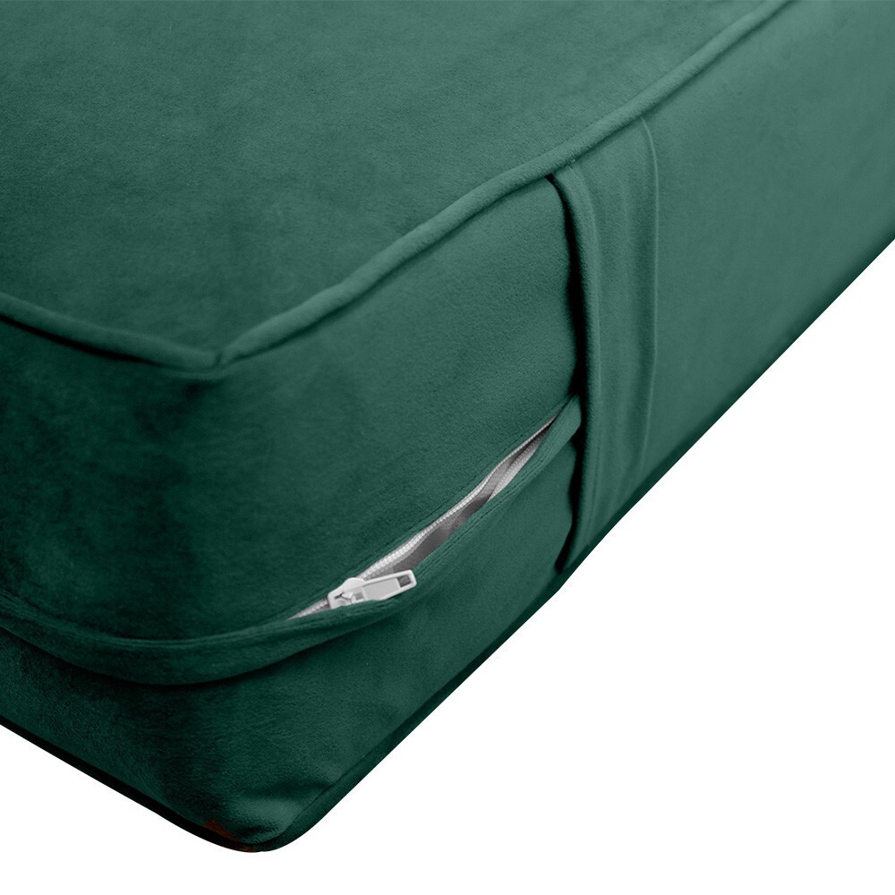 Same Pipe 6″ Twin-XL 80x39x6 Velvet Indoor Daybed Mattress |COVER ONLY|-AD317