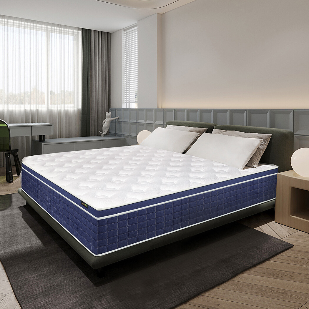 14″ 12″ Twin Full Queen King Hybrid Memory Foam Mattress Spring Bed In A Box