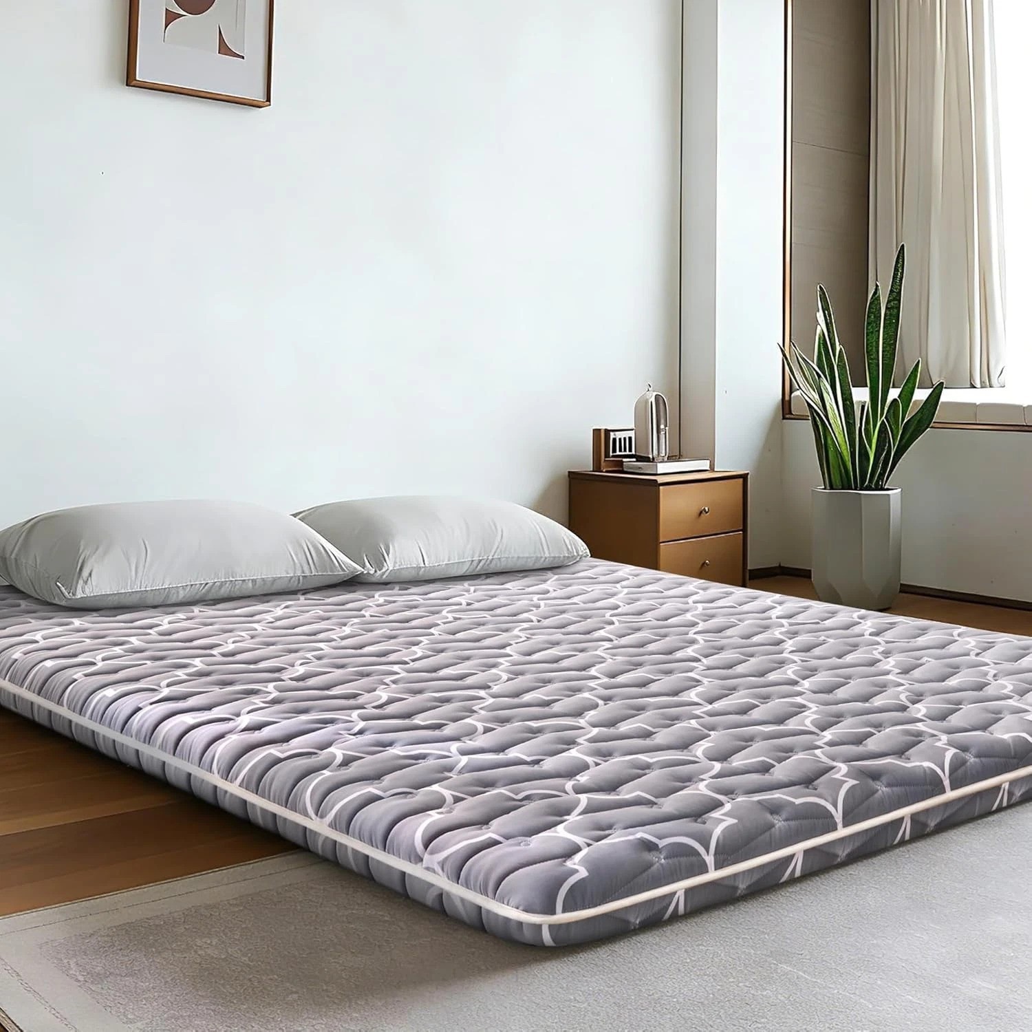 Luxury 9-Layer Queen Size Futon Mattress – Foldable, Portable for Every Occasion